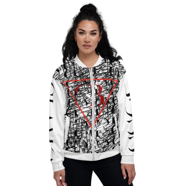 Signature Glamour Boss Font Unisex Bomber Jacket